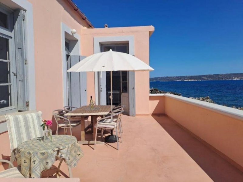 Kalyves Kreta, Kalyves: Elegante neoklassizistische Villa am Meer zu verkaufen Haus kaufen